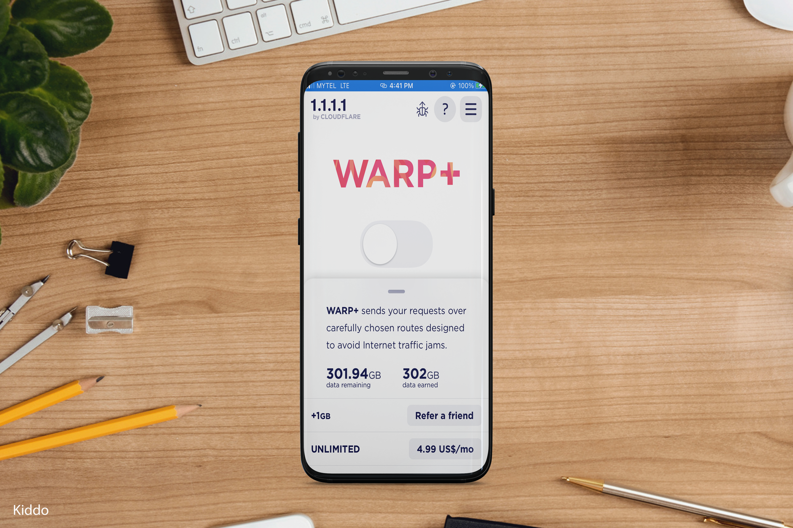 Data Hack Warp+ 1-1-1-1